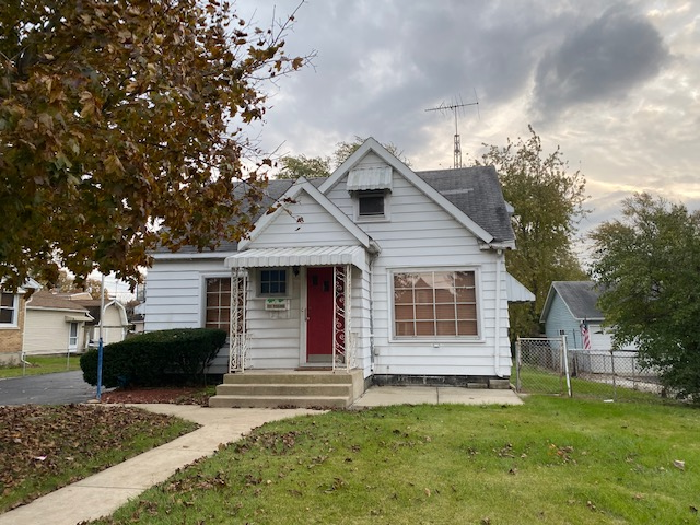 Front exterior of 111 E Village Drive, photographed November 4, 2019